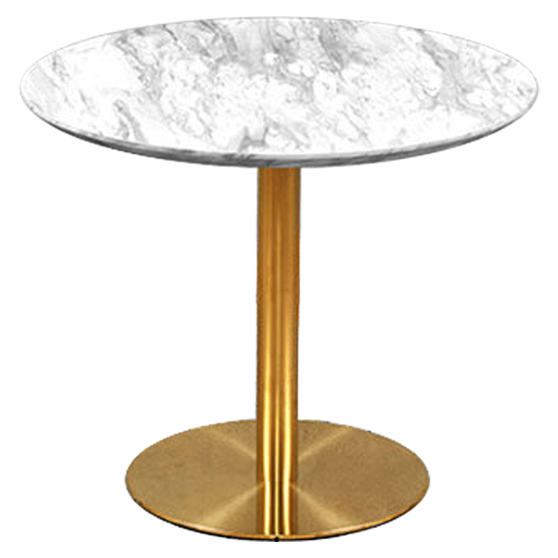Обеденный стол Modesto Dinner Table Белый Глянцевое золото Обеденный стол Modesto Dinner Table Белый Глянцевое золото в Волгограде | Loft Concept
