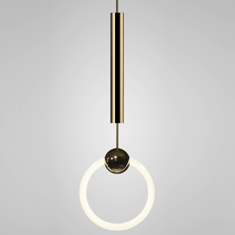 Подвесной светильник lee broom RING LIGHT Глянцевое золото Белый Подвесной светильник lee broom RING LIGHT Глянцевое золото Белый в Волгограде | Loft Concept