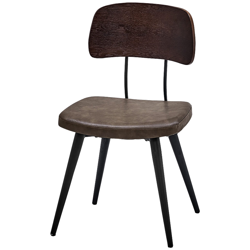 Стул Bartle Loft Stool Черный Коричневый Стул Bartle Loft Stool Черный Коричневый в Волгограде | Loft Concept