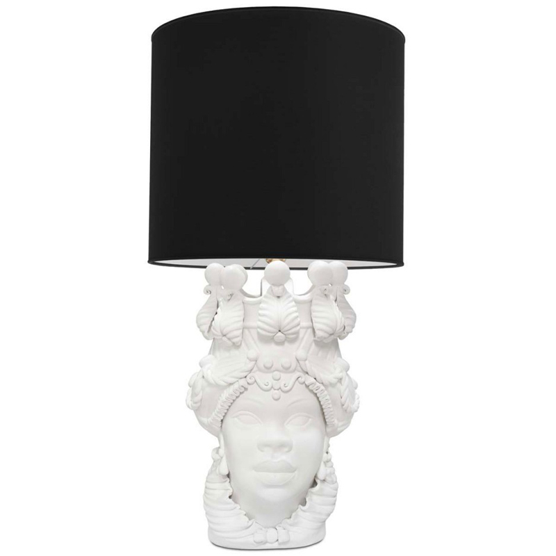 Настольная лампа Table Lamp Moro Lady Big Lipstick Black Белый Черный Настольная лампа Table Lamp Moro Lady Big Lipstick Black Белый Черный в Волгограде | Loft Concept