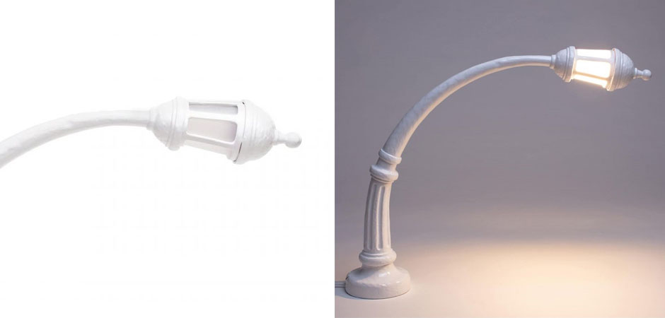 Настольная лампа Seletti Street Lamp White Настольная лампа Seletti Street Lamp White - Loft-Concept в Волгограде