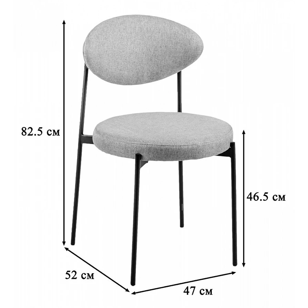 Стул металлический с мягкой спинкой и сиденьем из велюра Alfie Chair Стул металлический с мягкой спинкой и сиденьем из велюра Alfie Chair в Волгограде