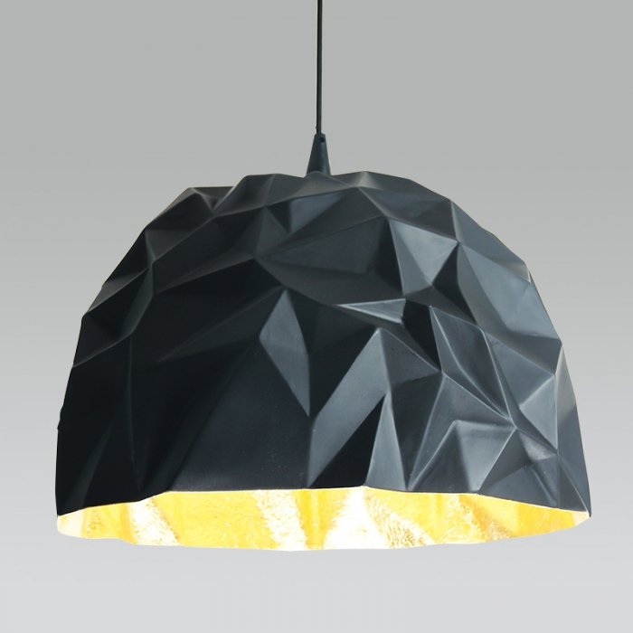 Люстра Rock Suspension Lamp Черный Белый Золотой Люстра Rock Suspension Lamp Черный Белый Золотой в Волгограде | Loft Concept