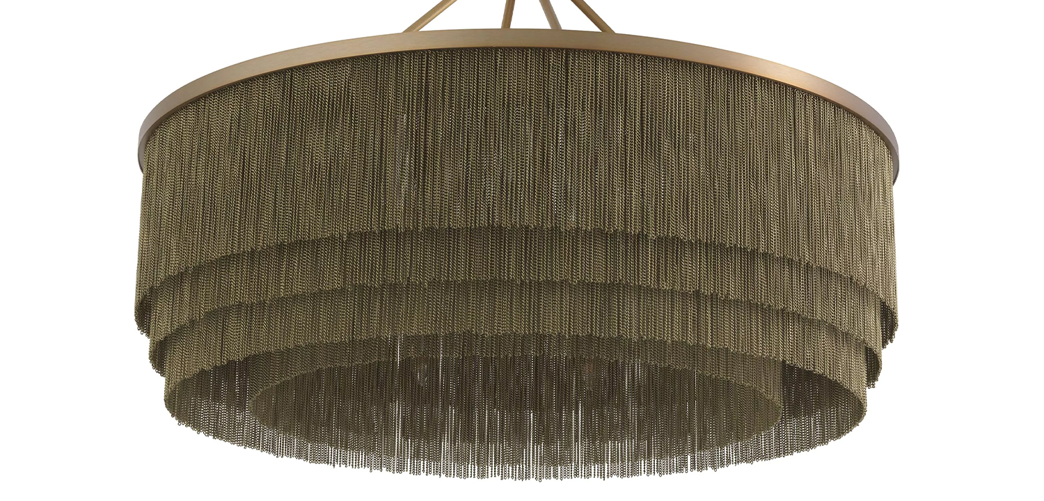 Люстра Eichholtz Chandelier Tissot L Brass - фото №1