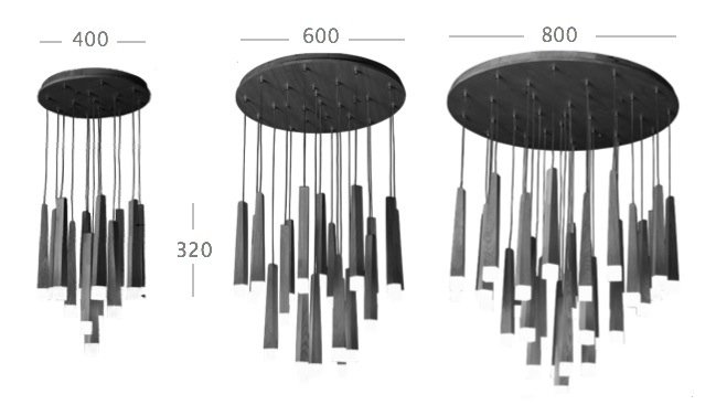 Люстра Wooden Glowworm Round Люстра Wooden Glowworm Round в Волгограде