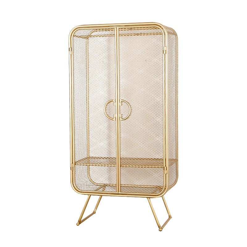 Шкаф Rhombic Grid Wardrobe Gold Золотой Шкаф Rhombic Grid Wardrobe Gold Золотой в Волгограде | Loft Concept
