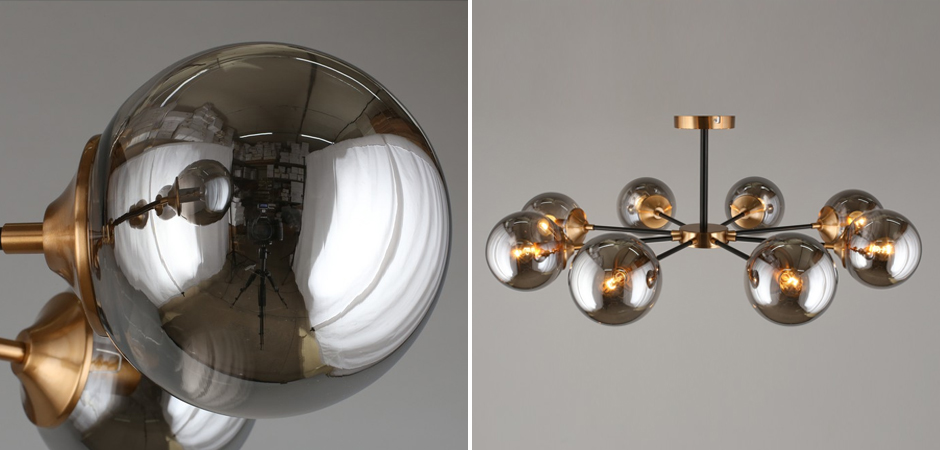 Потолочный светильник Smoky Sphere Black Потолочный светильник Smoky Sphere Black - Loft-Concept в Волгограде