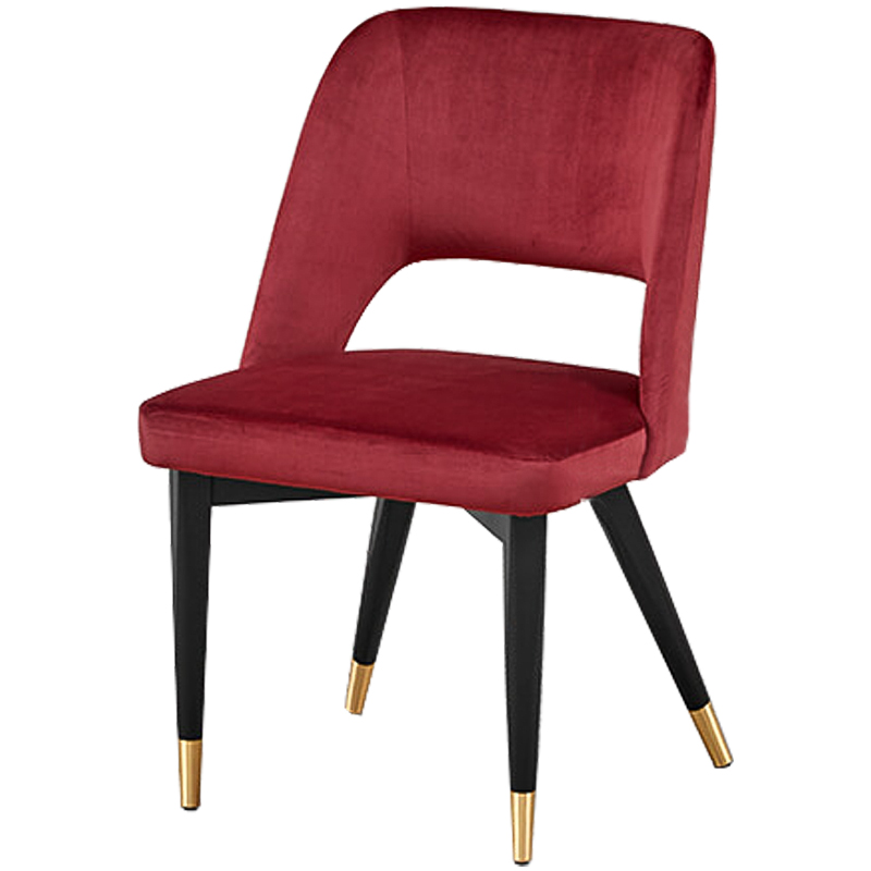 Стул Neasan Stool crimson Черный Малиновый (Crimson) Латунь Стул Neasan Stool crimson Черный Малиновый (Crimson) Латунь в Волгограде | Loft Concept