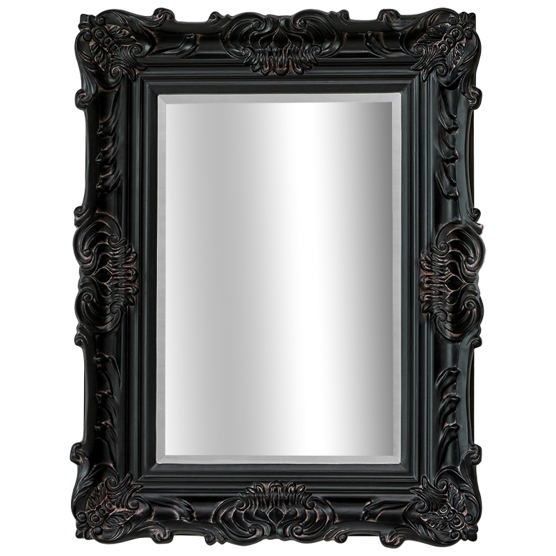 Зеркало Aryan Provence Mirror Black Черный Коричневый Зеркало Aryan Provence Mirror Black Черный Коричневый в Волгограде | Loft Concept