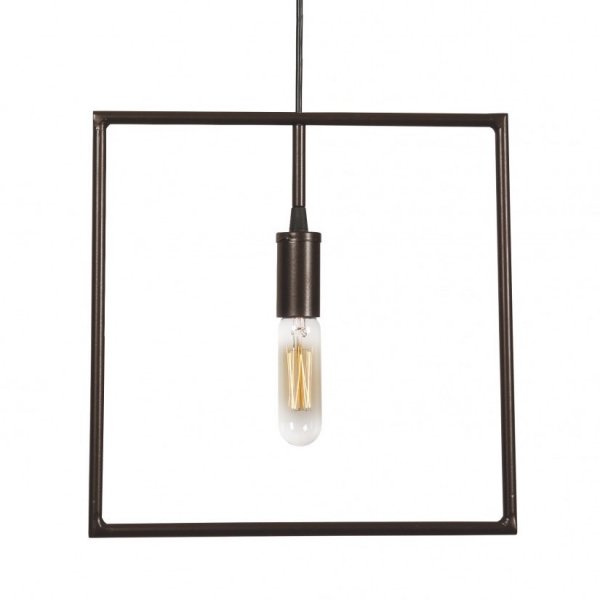 Подвесной светильник Shape Square Pendant Коричневый Подвесной светильник Shape Square Pendant Коричневый в Волгограде | Loft Concept