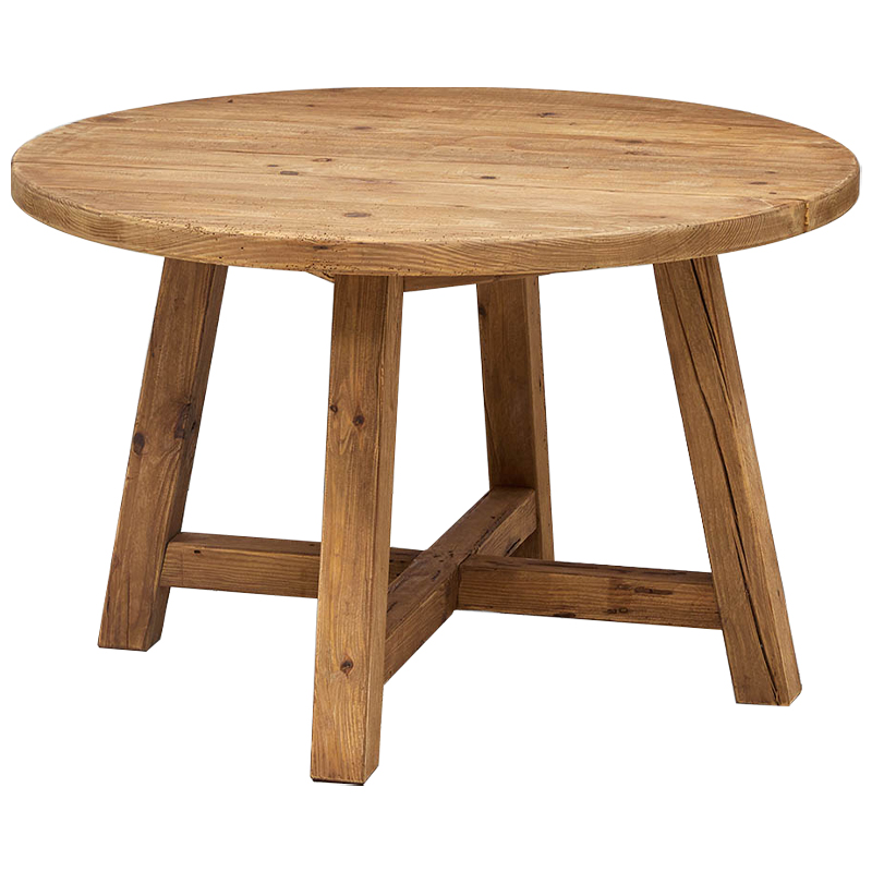 Круглый деревянный обеденный стол Ralf Wood Round Dinner Table Древесина Круглый деревянный обеденный стол Ralf Wood Round Dinner Table Древесина в Волгограде | Loft Concept