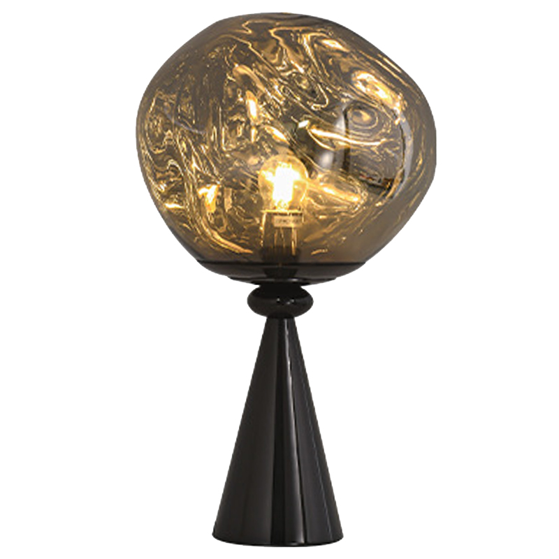 Настольная лампа Kaine Glass Metal Table Lamp Черный Серебряный Прозрачное Стекло Настольная лампа Kaine Glass Metal Table Lamp Черный Серебряный Прозрачное Стекло в Волгограде | Loft Concept