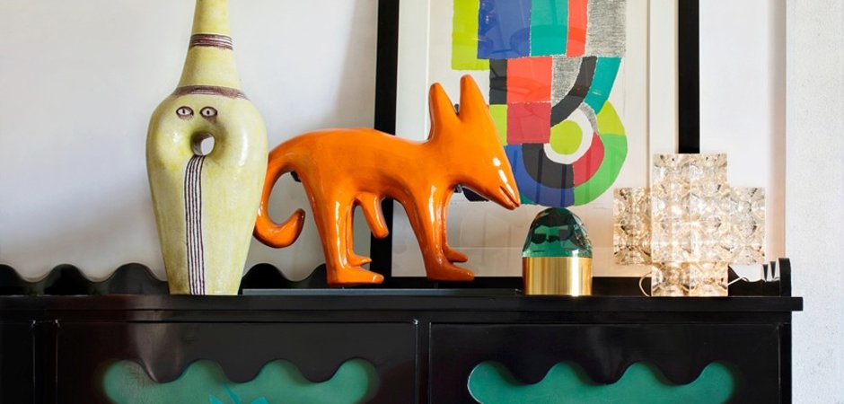 Керамическая собака Gerard Druye Ceramics Керамическая собака Gerard Druye Ceramics - Loft-Concept в Волгограде