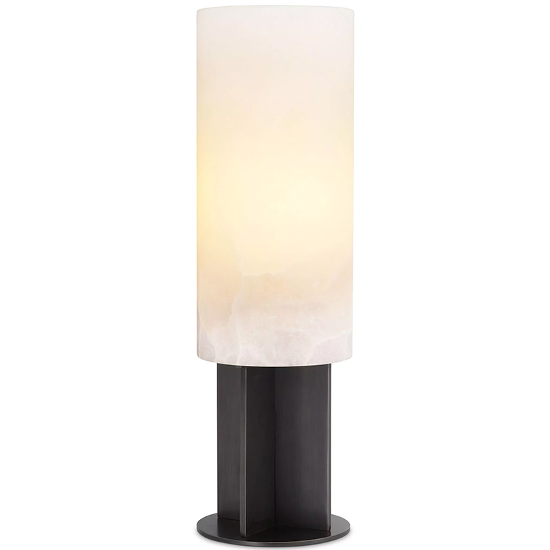 Настольная лампа Eichholtz Table Lamp Giorgina Bronze Белый Темная бронза Черный Настольная лампа Eichholtz Table Lamp Giorgina Bronze Белый Темная бронза Черный в Волгограде | Loft Concept