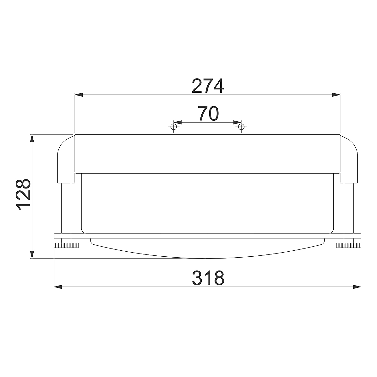 Потолочный светильник для ванных комнат цвета никель с плафоном из опалового стекла и декоративными держателями Hinkley в Волгограде