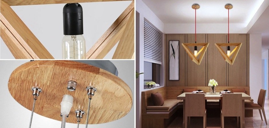 Подвесной светильник Tetraedr Woody Подвесной светильник Tetraedr Woody - Loft-Concept в Волгограде