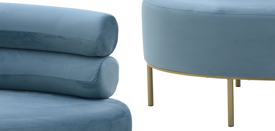 Кушетка Fening Lounge Blue - Loft-Concept в Волгограде