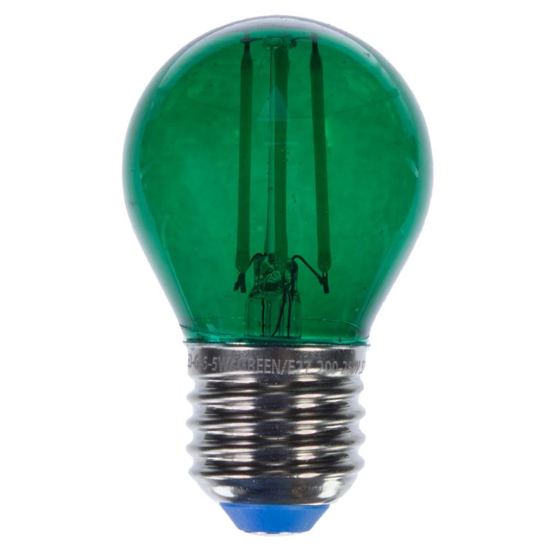 Зеленая прозрачная лампочка LED E27 5W Зеленый Зеленая прозрачная лампочка LED E27 5W Зеленый в Волгограде | Loft Concept