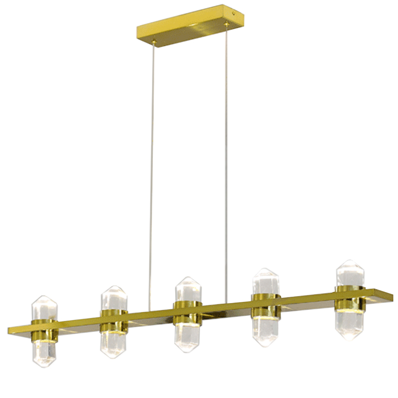 Люстра large Crystals Line Brass Латунь Прозрачный Люстра large Crystals Line Brass Латунь Прозрачный в Волгограде | Loft Concept