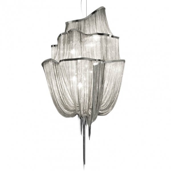 Люстра Terzani Atlantis Chandelier NICKEL Хром Люстра Terzani Atlantis Chandelier NICKEL Хром в Волгограде | Loft Concept