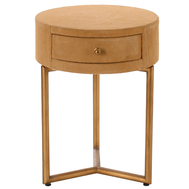 Приставной стол Suede Side Table Медь Приставной стол Suede Side Table Медь в Волгограде | Loft Concept