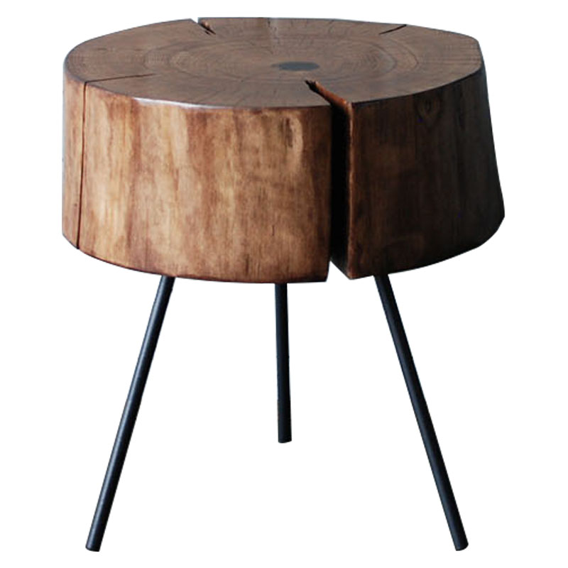 Приставной стол Munro Industrial Metal Rust Side Table Коричневый Черный Приставной стол Munro Industrial Metal Rust Side Table Коричневый Черный в Волгограде | Loft Concept
