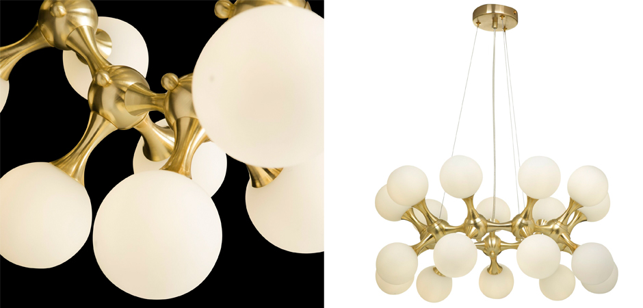 Люстра MOONDROP Chandelier Gold 18 Люстра MOONDROP Chandelier Gold 18 - Loft-Concept в Волгограде