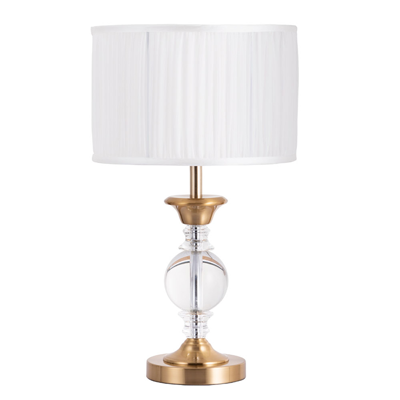 Настольная лампа Fluid glass lamp Белый Прозрачный Золотой Настольная лампа Fluid glass lamp Белый Прозрачный Золотой в Волгограде | Loft Concept