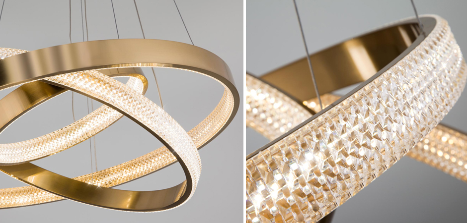 Люстра ORACLE 3 Rings Gold Люстра ORACLE 3 Rings Gold - Loft-Concept в Волгограде