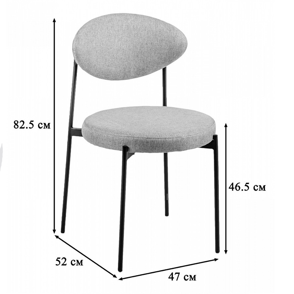 Стул металлический с мягкой спинкой и сиденьем Alfie Chair Стул металлический с мягкой спинкой и сиденьем Alfie Chair в Волгограде