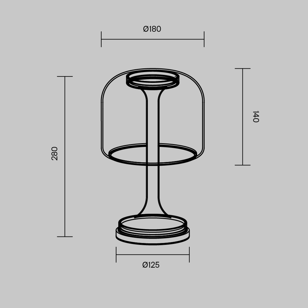 Настольный светильник Spirito 3000К 13Вт в Волгограде