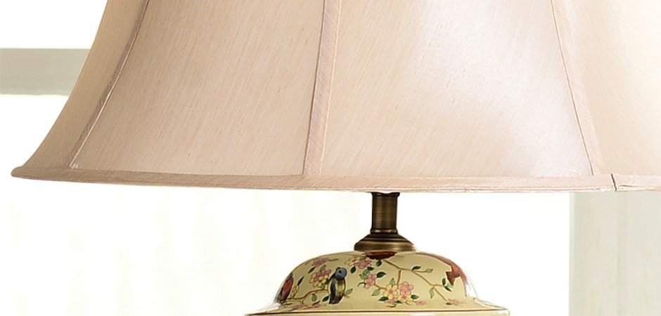 Настольная керамическая лампа с узором Luna - Loft-Concept в Волгограде