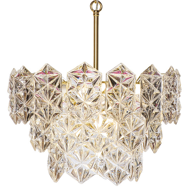 Люстра Tiers Crystal Edna Chandelier Золотой Люстра Tiers Crystal Edna Chandelier Золотой в Волгограде | Loft Concept