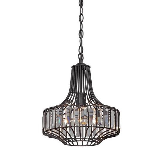 Люстра Glass Plate Pendant #5 Black Черный Люстра Glass Plate Pendant #5 Black Черный в Волгограде | Loft Concept