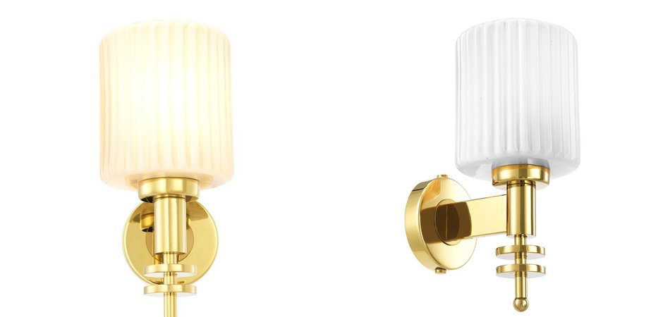 Бра Eichholtz Wall Lamp Ponza Gold Бра Eichholtz Wall Lamp Ponza Gold - Loft-Concept в Волгограде
