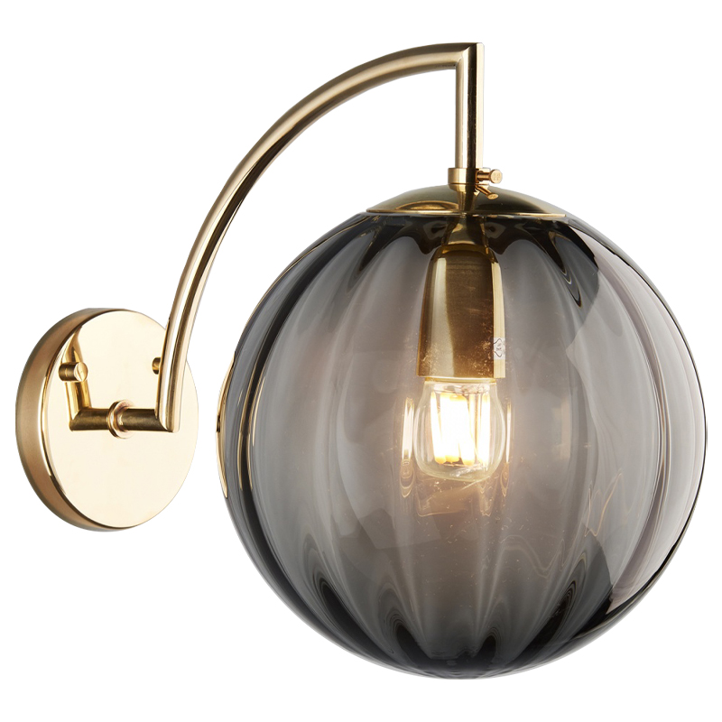 Бра Hector Sconce Gray Глянцевое золото Серый Бра Hector Sconce Gray Глянцевое золото Серый в Волгограде | Loft Concept