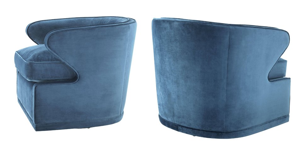 Кресло Eichholtz Chair Dorset Blue Кресло Eichholtz Chair Dorset Blue - Loft-Concept в Волгограде