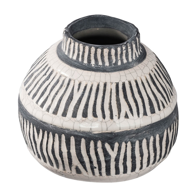 Ваза Kamaria Vase S Серый Белый Ваза Kamaria Vase S Серый Белый в Волгограде | Loft Concept