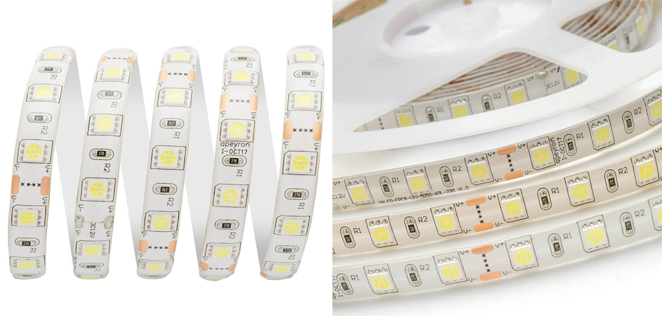 Светодиодная влагозащищенная лента 14,4W/m 60Led/m 5050SMD холодный белый 1M Светодиодная влагозащищенная лента 14,4W/m 60Led/m 5050SMD холодный белый 1M - Loft-Concept в Волгограде