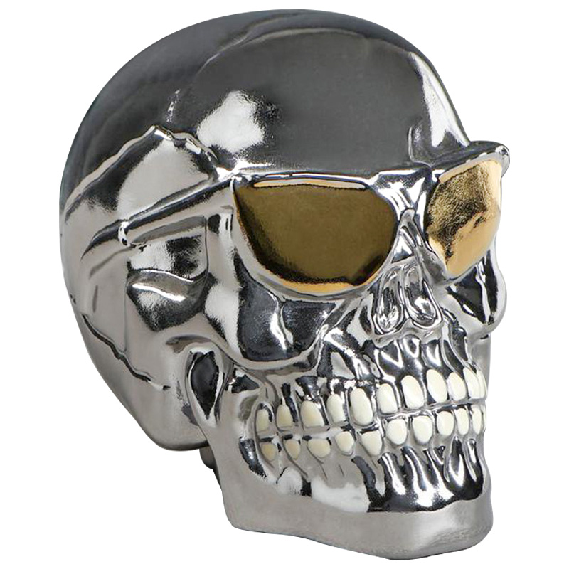 Статуэтка Silver Skull Серебряный в Волгограде | Loft Concept 