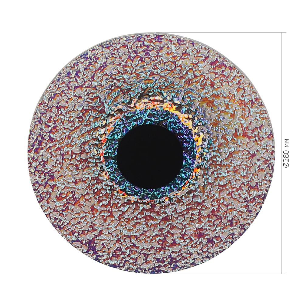 Бра круглое стеклянное с морозным эффектом Heterochromia в Волгограде