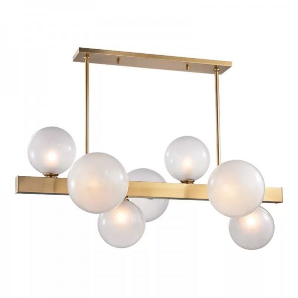 Люстра Hinsdale 8717-AGB Island Light Латунь Черный Люстра Hinsdale 8717-AGB Island Light Латунь Черный в Волгограде | Loft Concept
