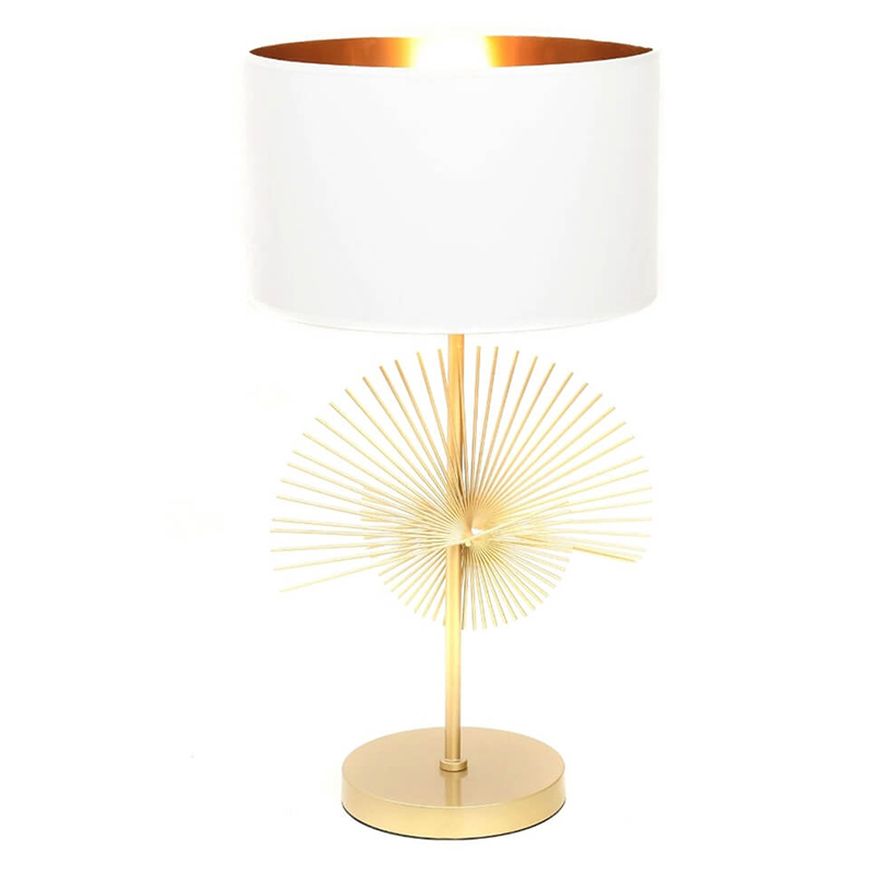 Настольная лампа Genoveva Table lamp white Белый Золотой Настольная лампа Genoveva Table lamp white Белый Золотой в Волгограде | Loft Concept