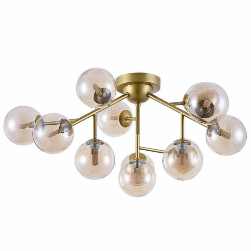 Потолочный Светильник Berries Chandelier Amber 60 матовое золото Янтарь (Amber) Потолочный Светильник Berries Chandelier Amber 60 матовое золото Янтарь (Amber) в Волгограде | Loft Concept