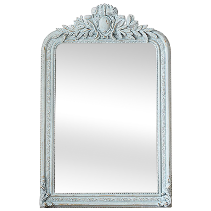 Зеркало Polastron Mirror Pastel Blue Винтажный голубой Зеркало Polastron Mirror Pastel Blue Винтажный голубой в Волгограде | Loft Concept