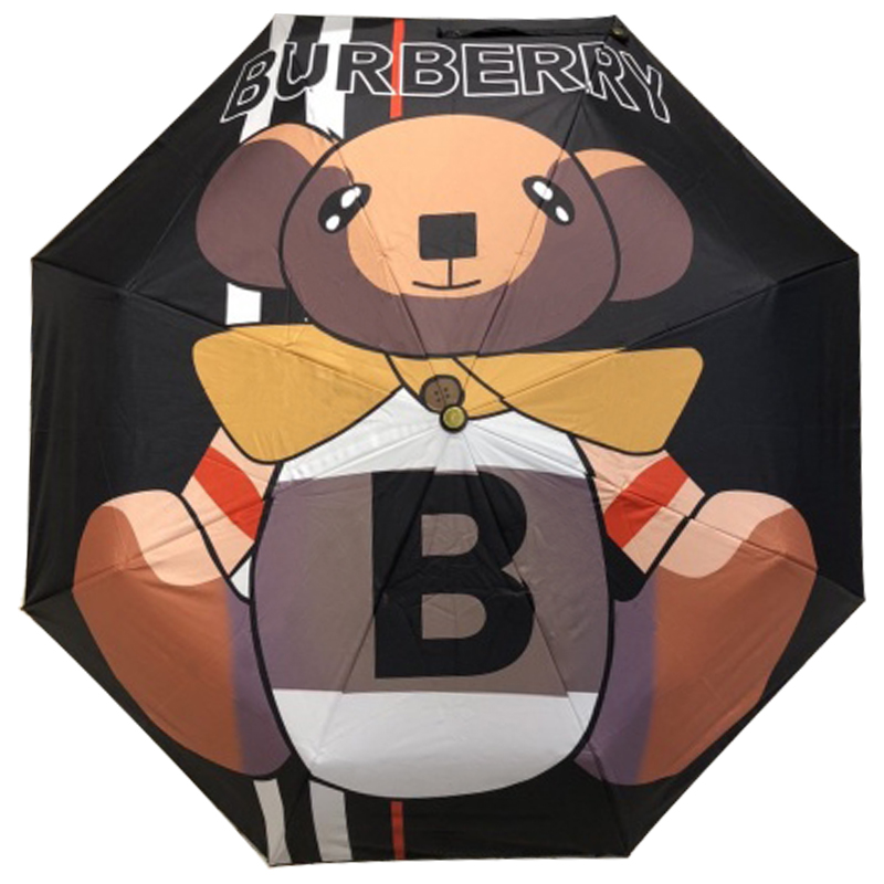 Зонт раскладной BURBERRY дизайн 008 Черный цвет Черный Коричневый Зонт раскладной BURBERRY дизайн 008 Черный цвет Черный Коричневый в Волгограде | Loft Concept