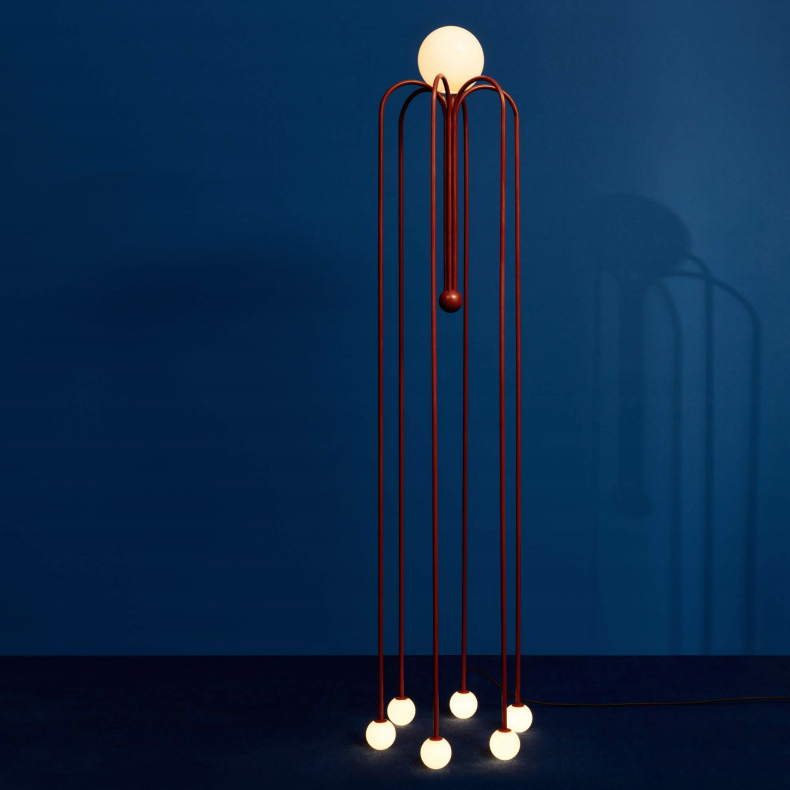 Торшер Michael Anastassiades Fontana Amorosa Bellagio Красный Белый Торшер Michael Anastassiades Fontana Amorosa Bellagio Красный Белый в Волгограде | Loft Concept