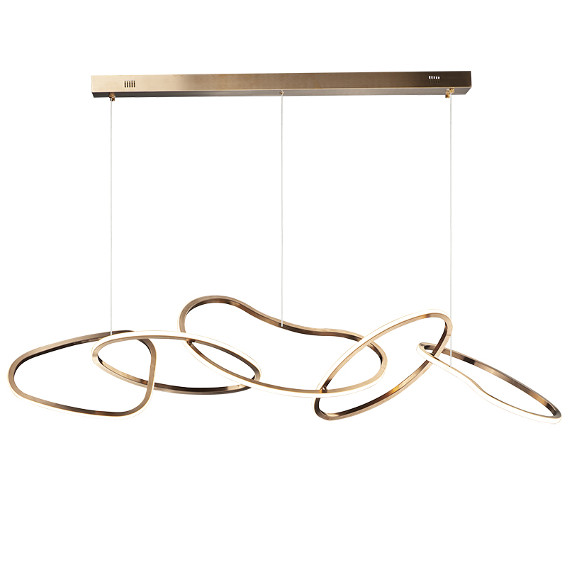Unfolded Hanging RING Gold Глянцевое золото Unfolded Hanging RING Gold Глянцевое золото в Волгограде | Loft Concept