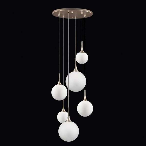 Люстра Whitley Chandelier Round 6 Глянцевое золото Люстра Whitley Chandelier Round 6 Глянцевое золото в Волгограде | Loft Concept