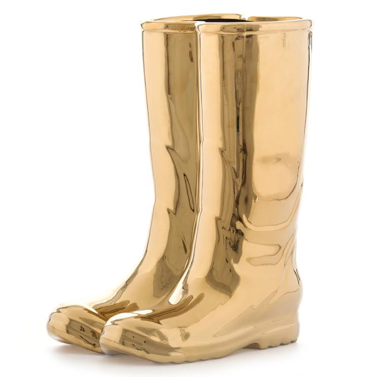Подставка для зонтов и тростей Seletti Rainboots Gold Глянцевое золото Подставка для зонтов и тростей Seletti Rainboots Gold Глянцевое золото в Волгограде | Loft Concept